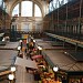 Moon street market hall in Budapest city