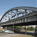 Railway bridge on the Bartók Béla road in Budapest city