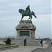 Equestrian statue of Eugene of Savoy in Budapest city