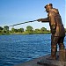 Скульптура «Рыбак» в городе Каменск-Шахтинский