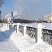 Аллея на набережной Рабочей Молодёжи в городе Екатеринбург