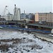 Overpass over the railway (under construction) in Nizhny Novgorod city