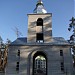 Строящаяся колокольня церкви в городе Украинка