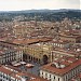 Piazza della Repubblica in Florence city