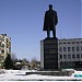 Снесённый памятник В. И. Ленину в городе Попасная