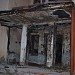 Частично сгоревший корпус санатория в городе Бердск