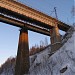 Железнодорожный мост через реку Каменку в городе Каменск-Уральский