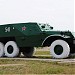 Бронетранспортер БТР-152 в городе Темрюк