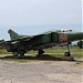 Учебно-боевой истребитель МиГ-23УБ в городе Темрюк