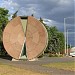 Sand clock in Budapest city