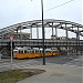 Railway bridge on the Bartók Béla road in Budapest city