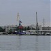 Cargo port in Dnipro city