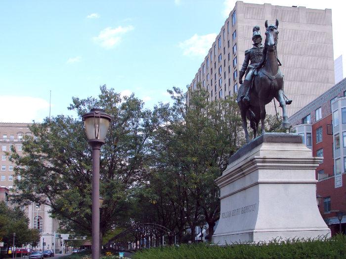 William Henry Harrison Statue Cincinnati, Ohio
