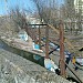 Неиспользуемый железнодорожный мостик в городе Киев