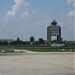 The control tower of Ferihegy Intl. Airport (BUD - LHBP) in Budapest city