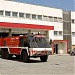 Depot of the airport fire department in Budapest city