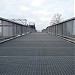 Footbridge over road A8 (E77)