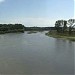 Слияние рек Большой Зеленчук и Кубань в городе Невинномысск