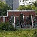 Арка центрального входа в парк в городе Невинномысск