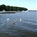Boat station in Riga city