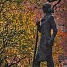 Kristjan Jaak Petersoni monument in Tartu city