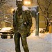 Monument to Bulat Okudzhava — Russian poet and art song performer