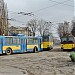 Троллейбусная остановка в городе Харцызск