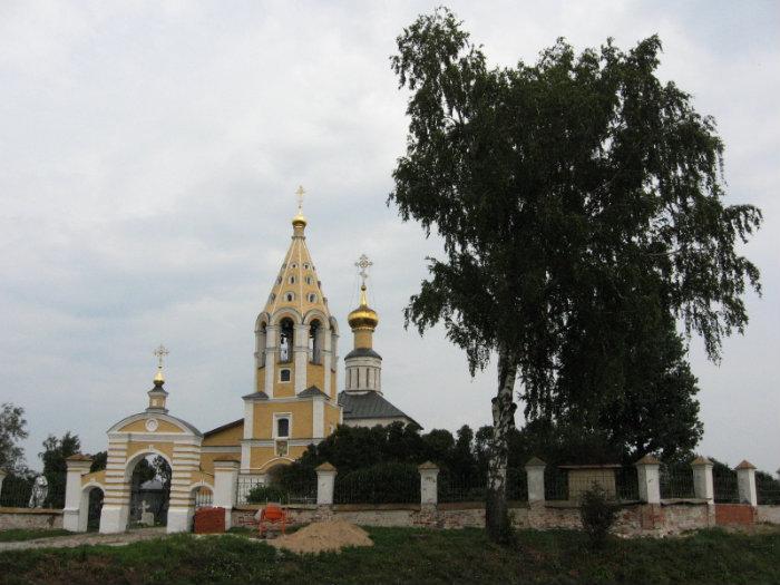 Городня Тверская область Церковь зимой