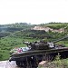 T-72 tank stands as a memorial