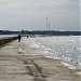 The Eastern Breakwater in Riga city