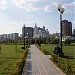 Центральная аллея парка Дружба в городе Ростов-на-Дону
