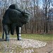Skulptūra „Stumbras“ yra Kaunas mieste