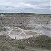 Нижний уступ чаши карьера в городе Запорожье
