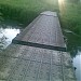 Понтонный мост в городе Москва