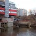 Bridge across the canal in Riga city