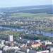 Railway bridge over the Western Dvina river