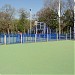 The new basketball fields in Bucharest city