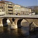 Most Gavrila Principa in Sarajevo city