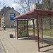 Trolleybus and bus stop 