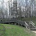 Деревянная лестница в городе Москва
