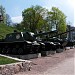 Площадка с военной техникой в городе Коростень