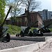 Площадка с военной техникой в городе Коростень