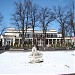 Public Garden with Lions in Riga city