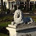 Public Garden with Lions in Riga city