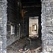 Сгоревший садовый флигель туберкулезной больницы в городе Сергиев Посад