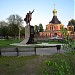 Демонтированный памятник Александру Невскому в городе Харьков