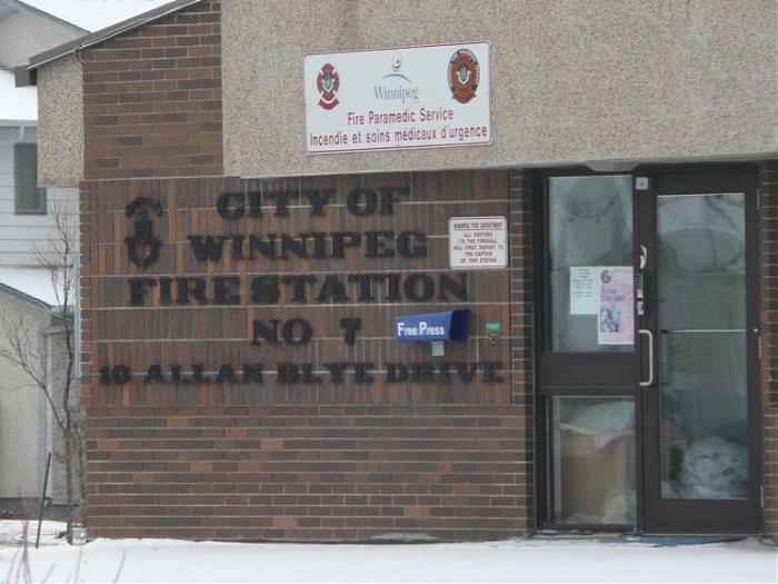 City of Winnipeg Fire Station No. 7 Winnipeg, Manitoba