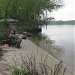 Дикий пляж в городе Запорожье