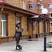 Скульптура «Дама с собачкой» в городе Пенза