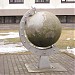 Globe sculpture in Riga city